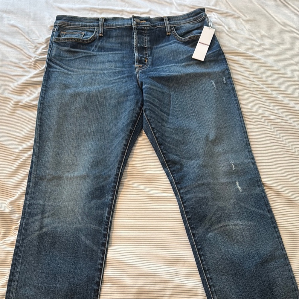 Hudson Jeans Blue Straight Leg Denim